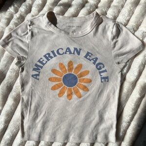 American Eagle Baby Graphic Tee - Beige